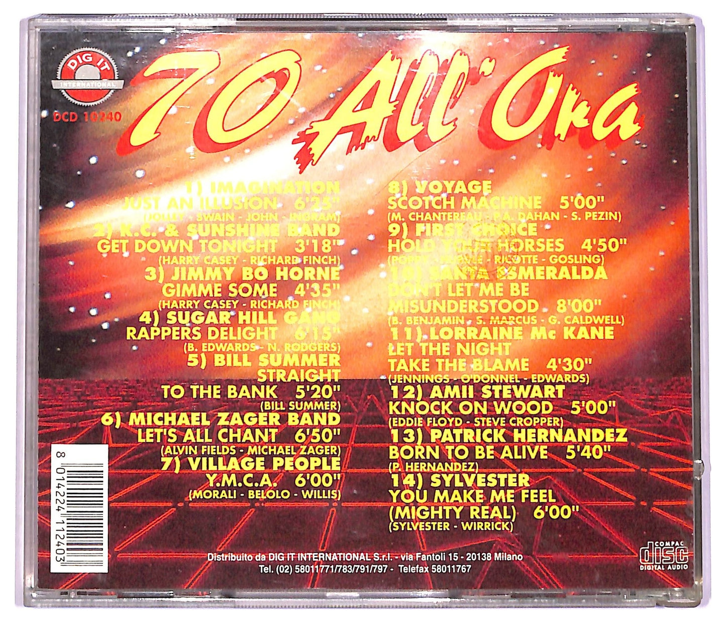 EBOND Various - 70 All'Ora CD CD078655