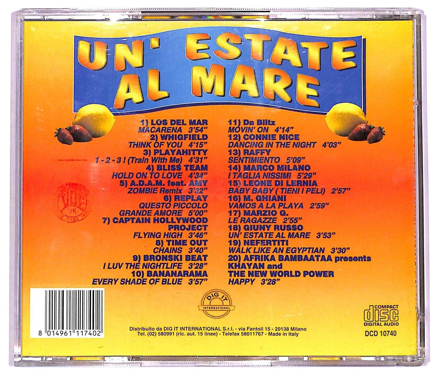 EBOND Various - Un´Estate Al Mare CD CD078656