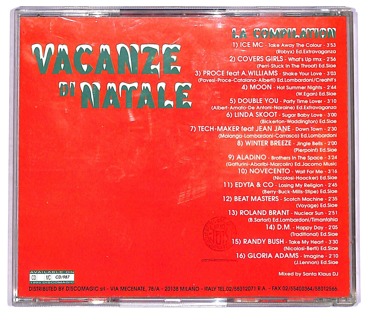 EBOND Various - Vacanze di natale la Compilation CD CD078726