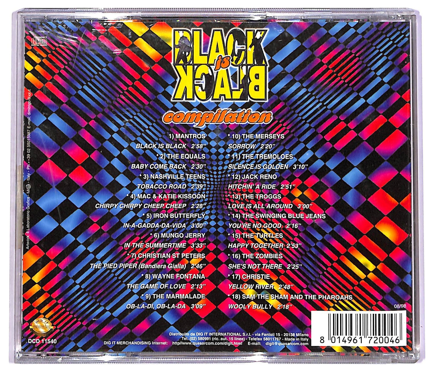 EBOND Various - Black Is Black Compilation CD CD078733