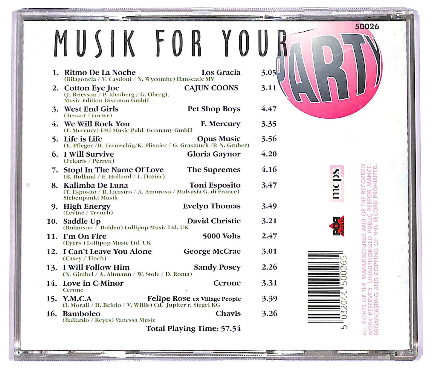 EBOND Various - Music For Your Party CD CD078738