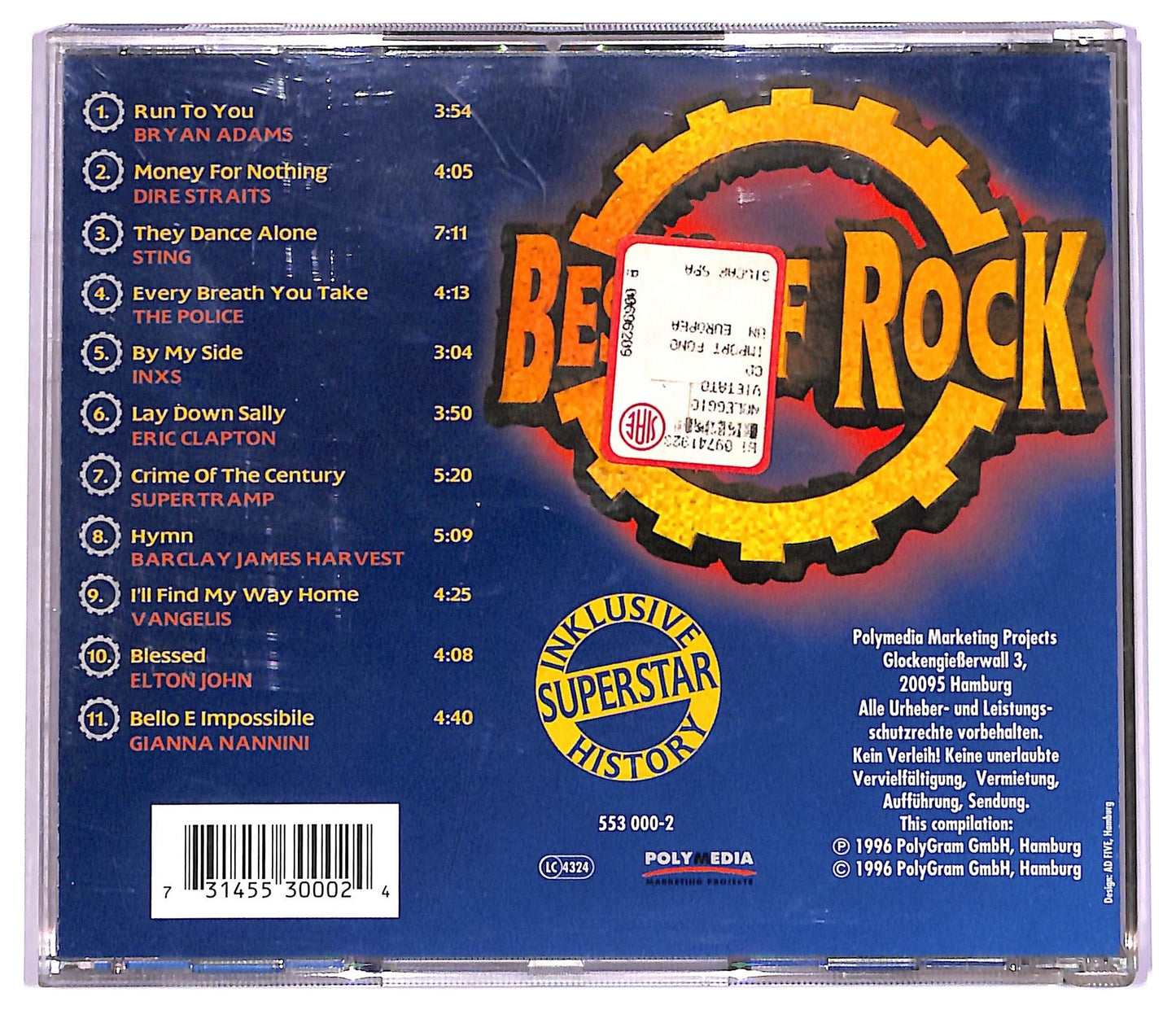 EBOND Various - Best Of Rock CD CD078920