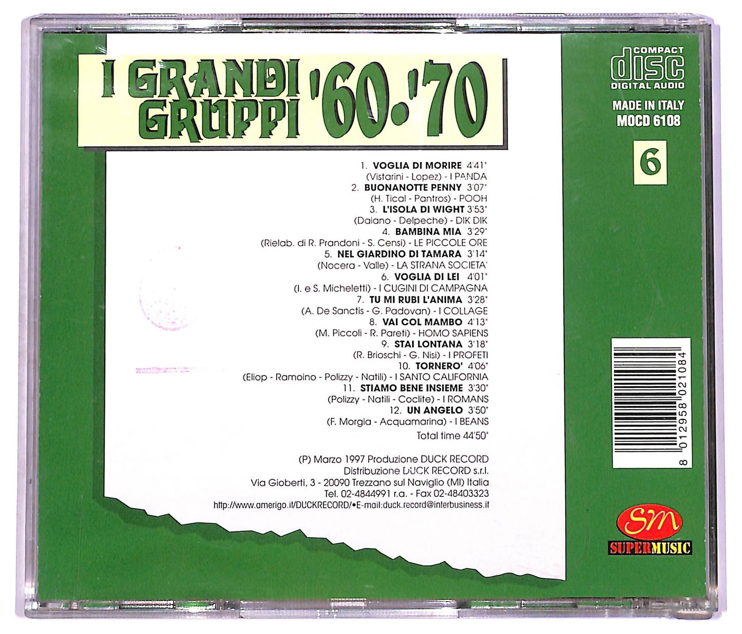 EBOND Various - I Grandi Gruppi '60-'70 (Vol. 6) CD CD078924