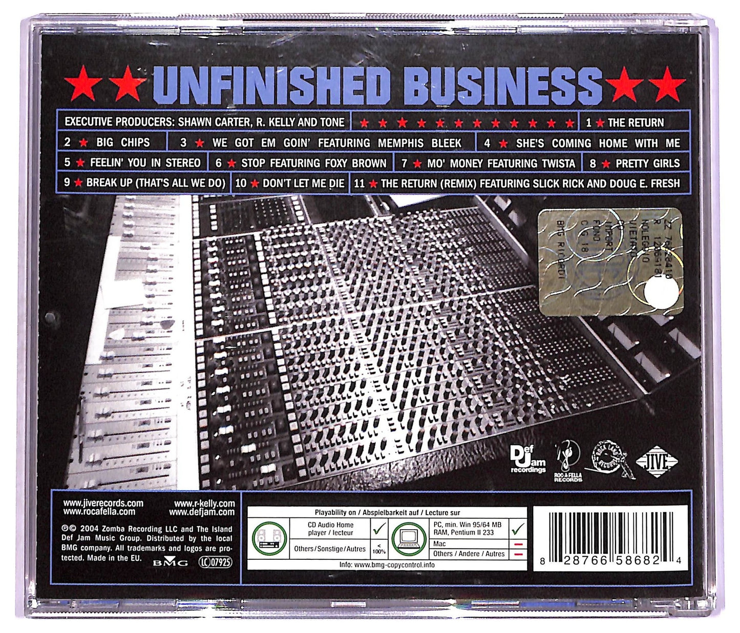 EBOND R. Kelly & Jay-Z - Unfinished Business CD CD079051