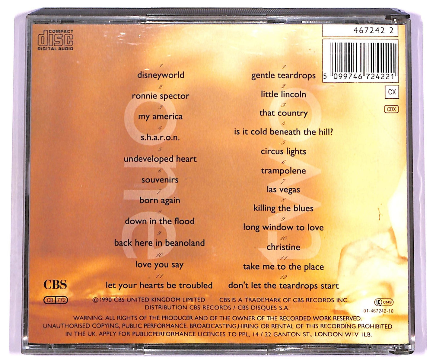 EBOND Deacon Blue - Ooh Las Vegas CD CD079150