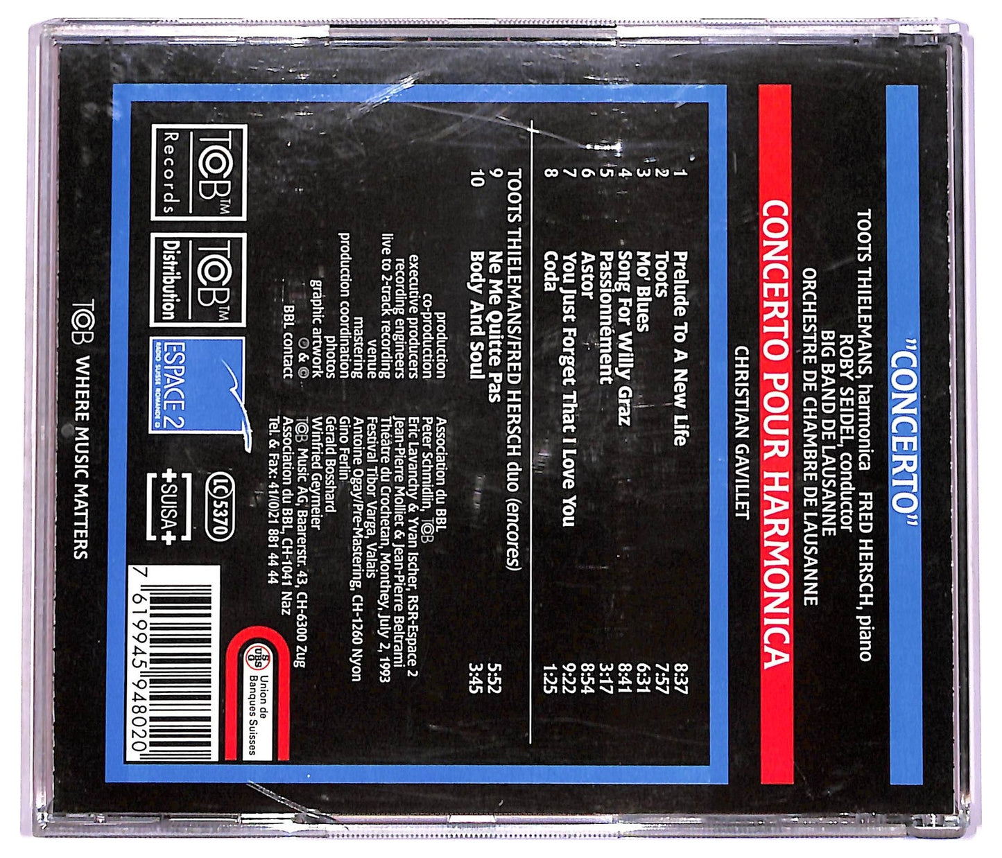 EBOND Toots Thielemans - Concerto Pour Harmonica CD CD079202