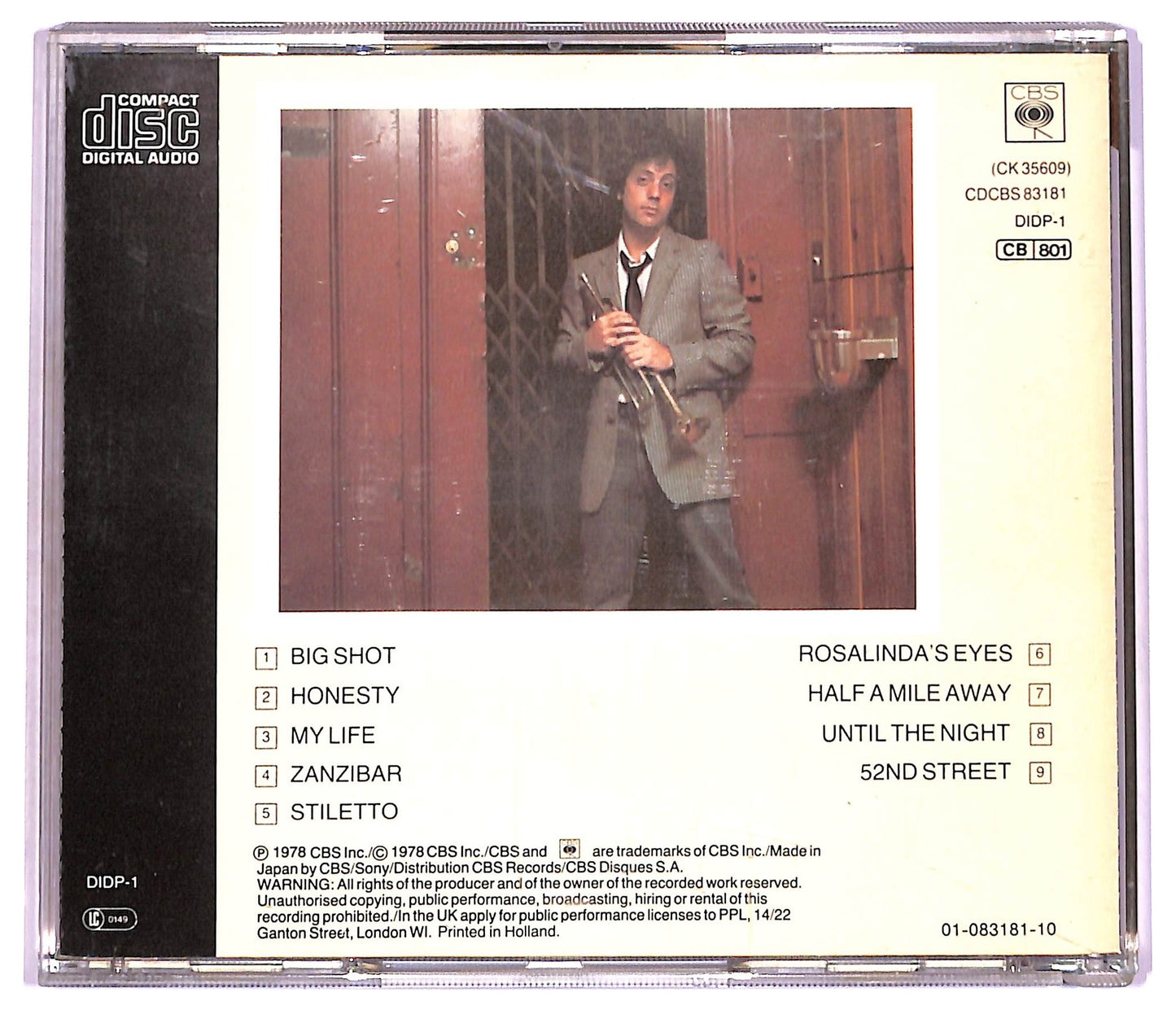 EBOND Billy Joel - 52nd Street CD CD079217