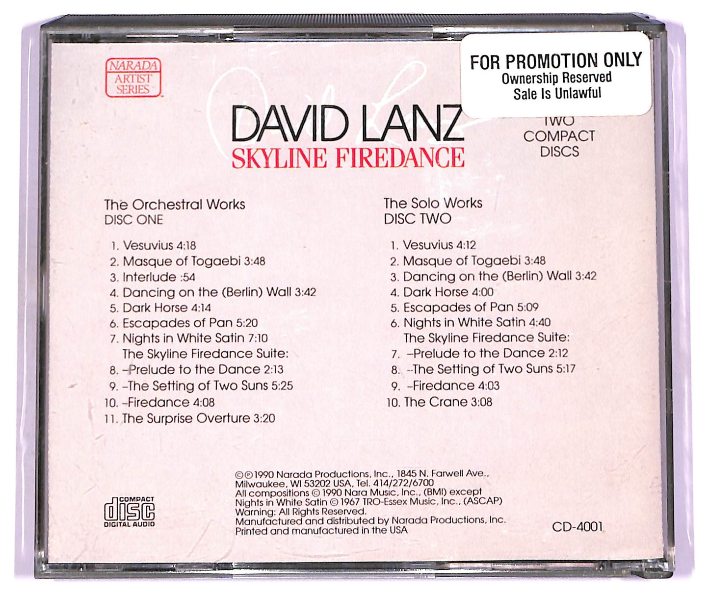 EBOND David Lanz - Skyline Firedance CD CD079218