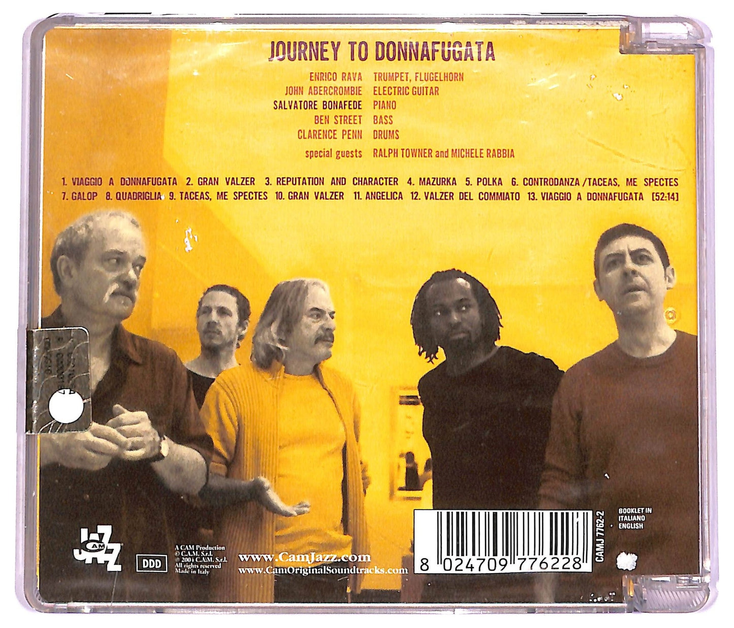EBOND Salvatore Bonafede - Journey To Donnafugata CD CD079226