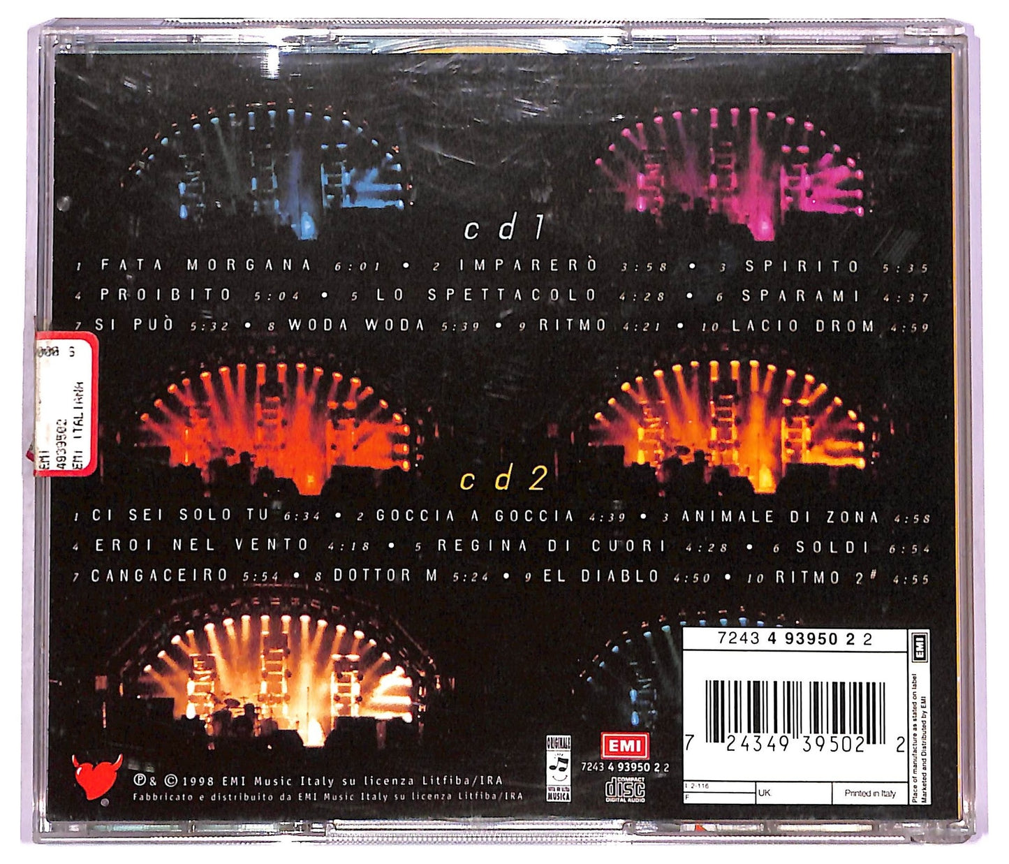EBOND Litfiba - Croce E Delizia Live CD CD079362