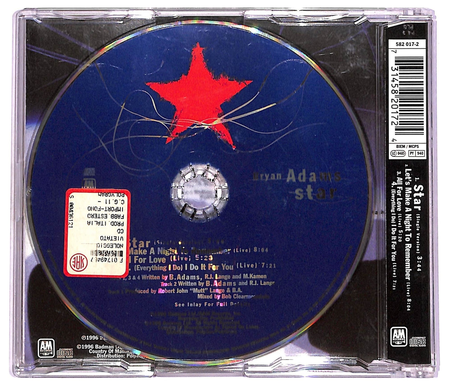 EBOND Bryan Adams - Star CD CD079437
