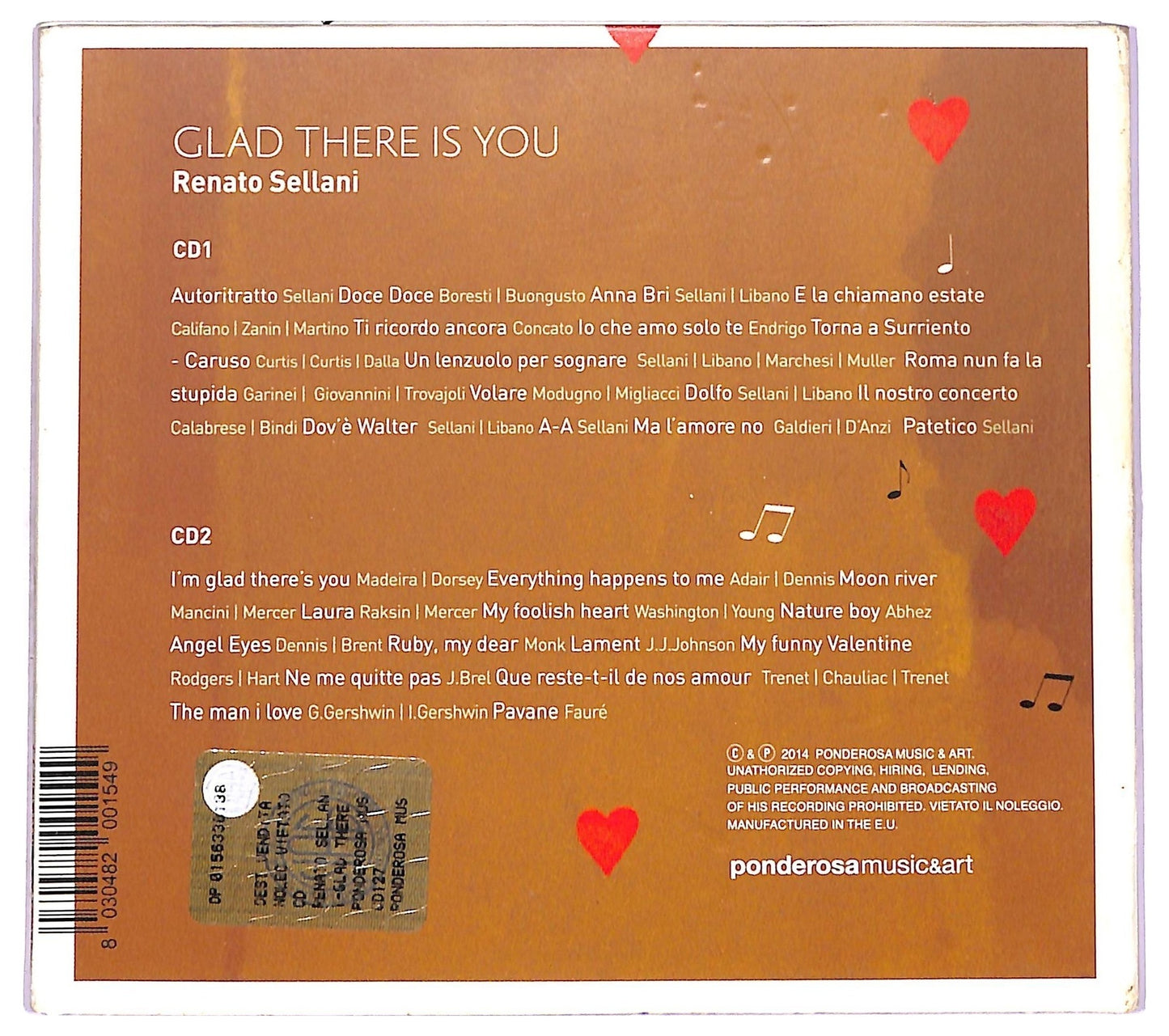 EBOND Renato Sellani - Glad There Is You CD CD079556