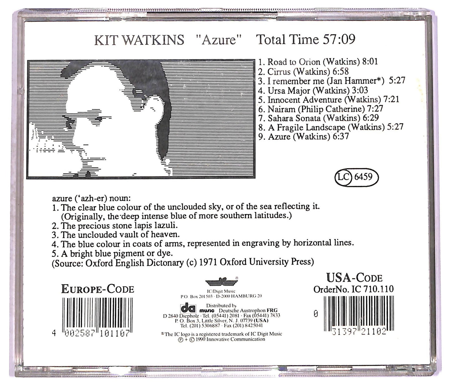 EBOND Kit Watkins - Azure CD CD079601