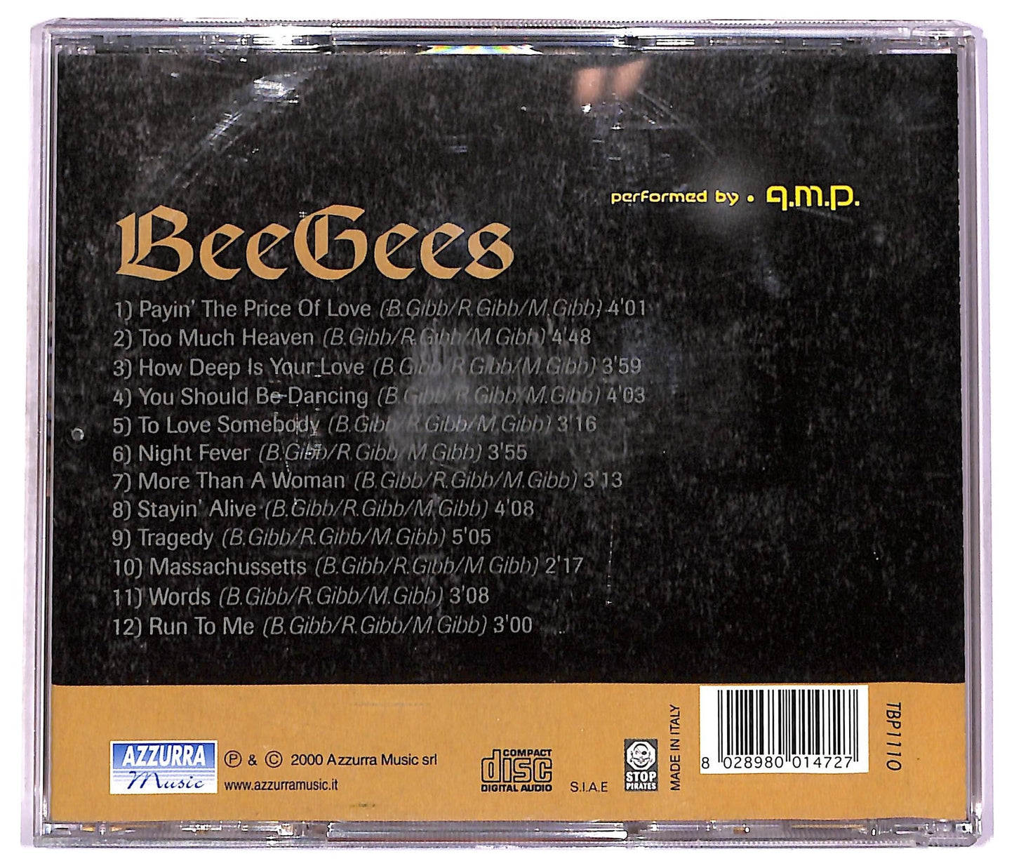 EBOND Bee Gees - cover version performed by AMP CD CD079617