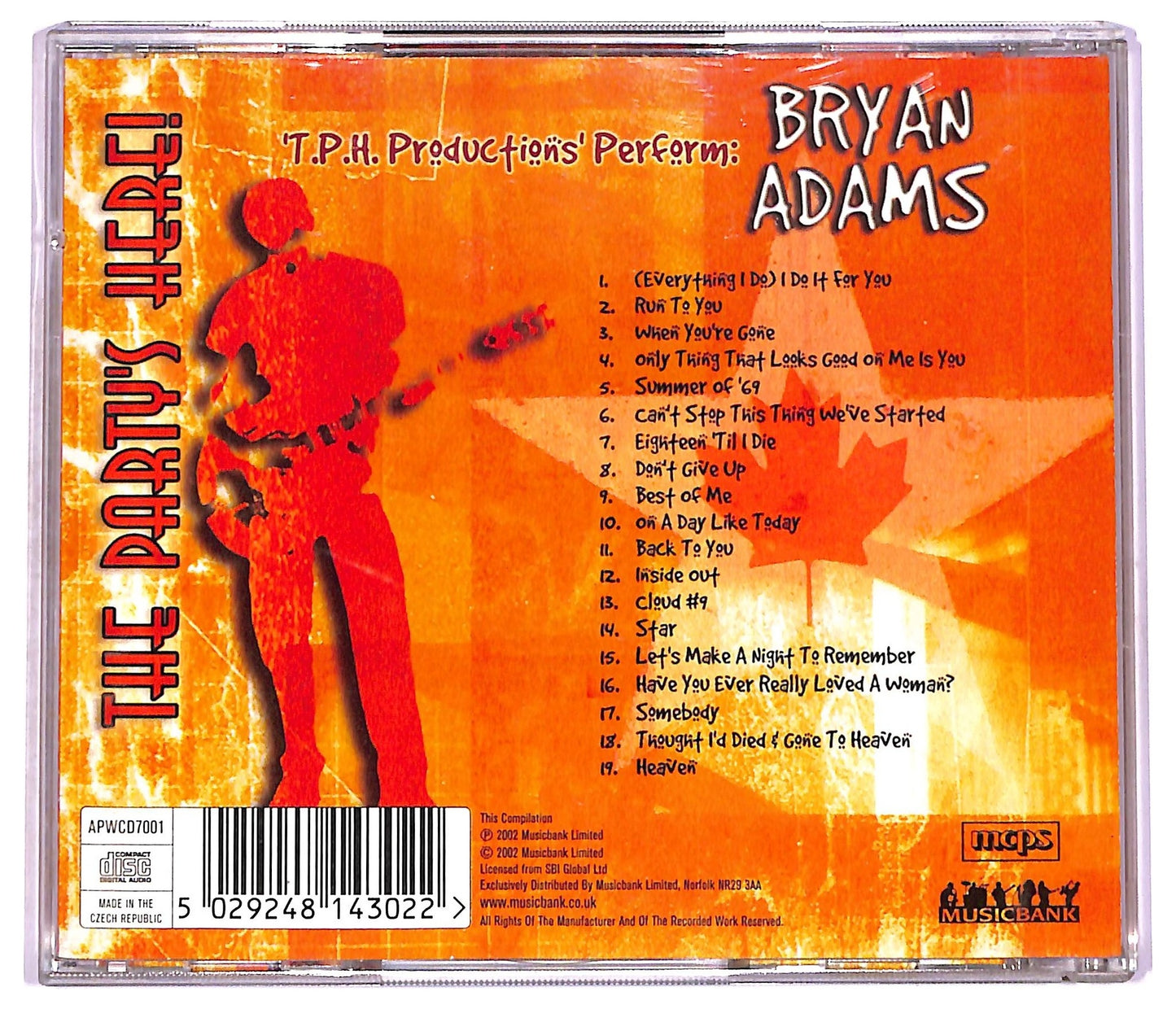 EBOND T.P.H. Productions - The Party's Here! With Bryan Adams CD CD079633