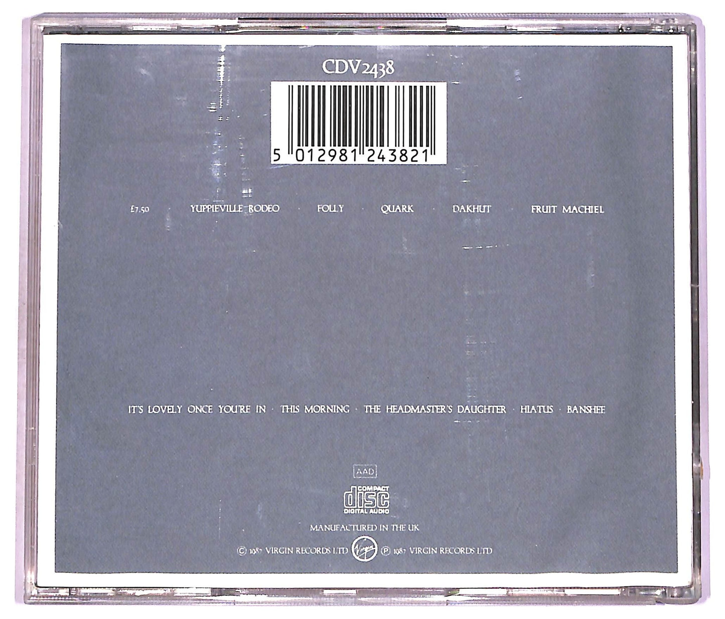 EBOND Itchy Fingers - Quark CD CD079650