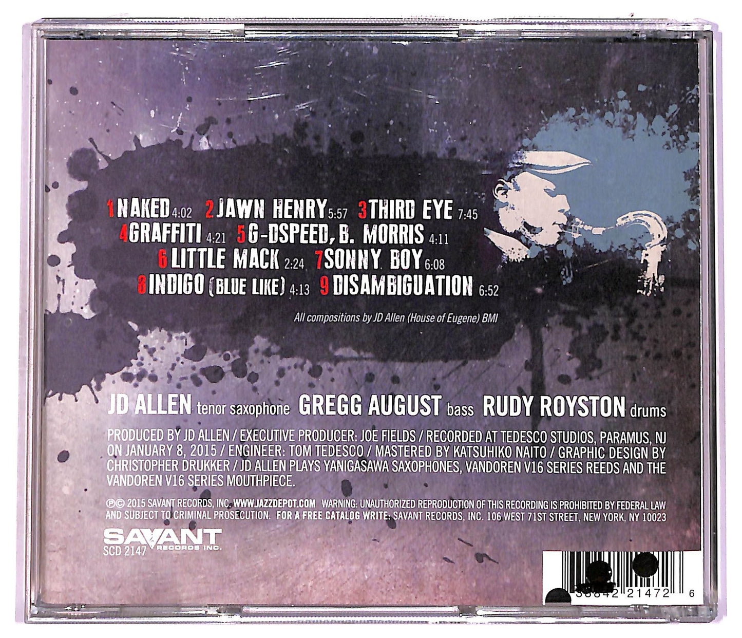 EBOND JD Allen - Graffiti CD CD079656