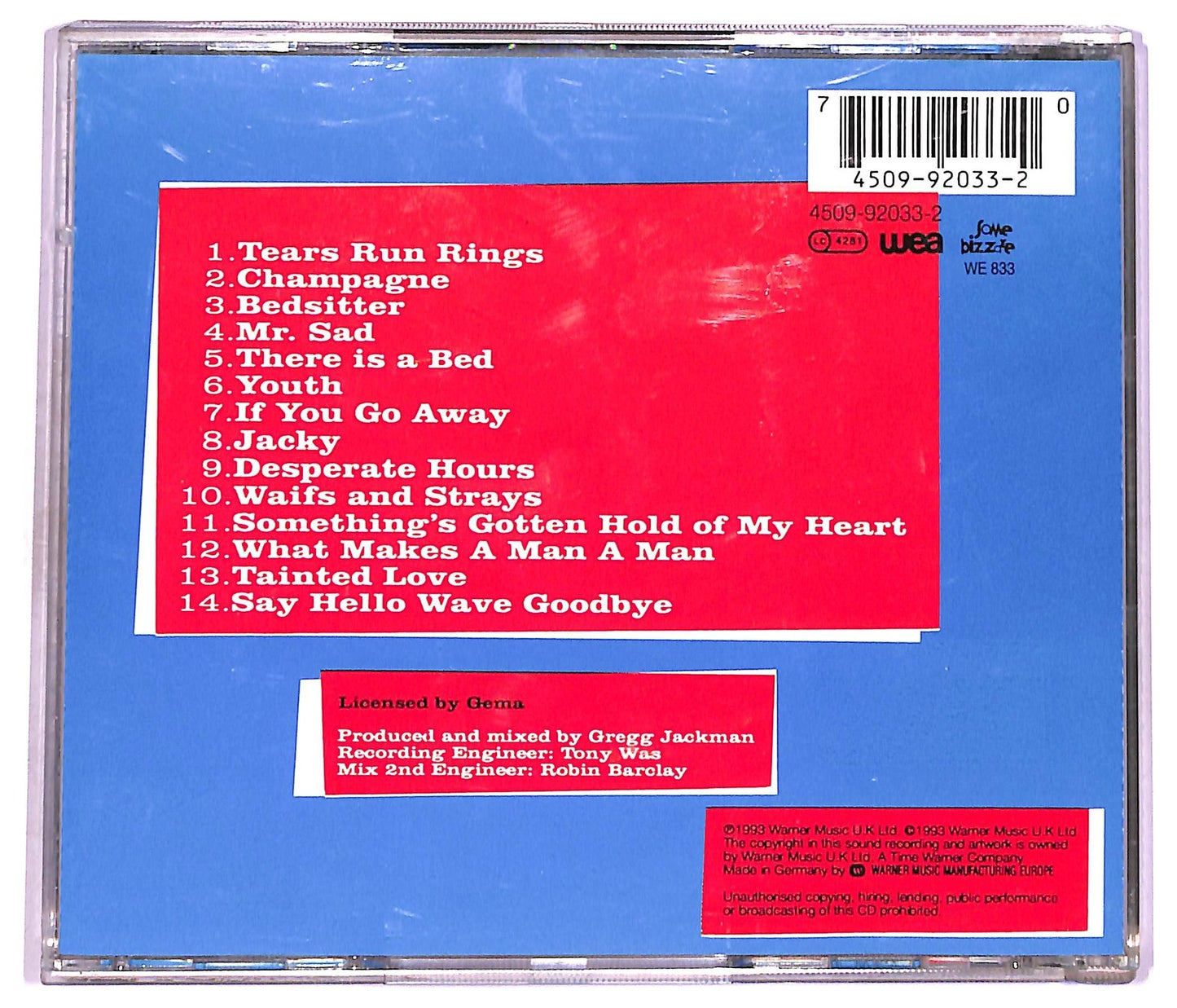 EBOND Marc Almond - 12 Years Of Tears CD CD079718