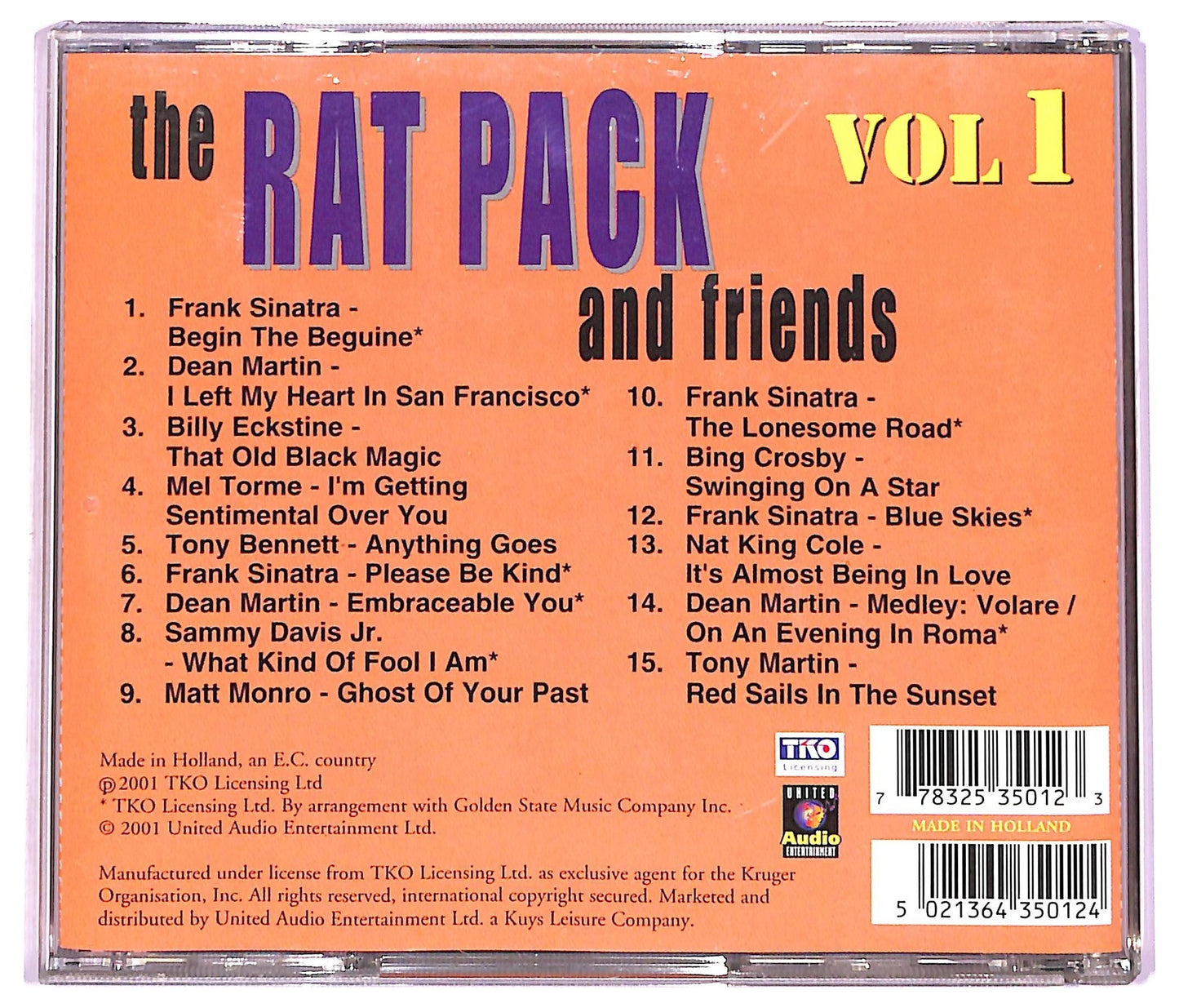EBOND Various - The Rat Pack And Friends vol.1 CD CD079844
