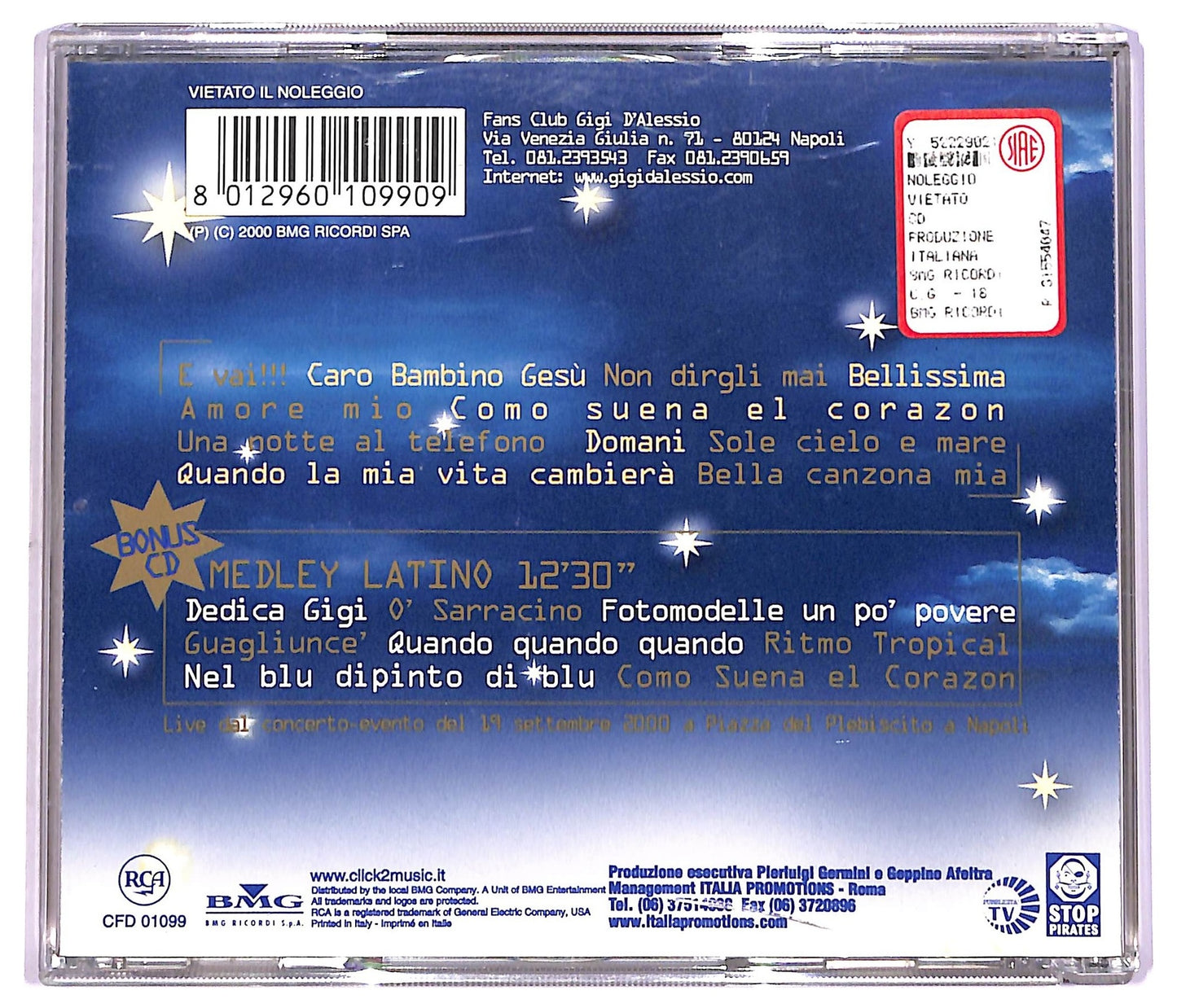 EBOND Gigi D'Alessio - Quando La Mia Vita Cambiera CD CD079923