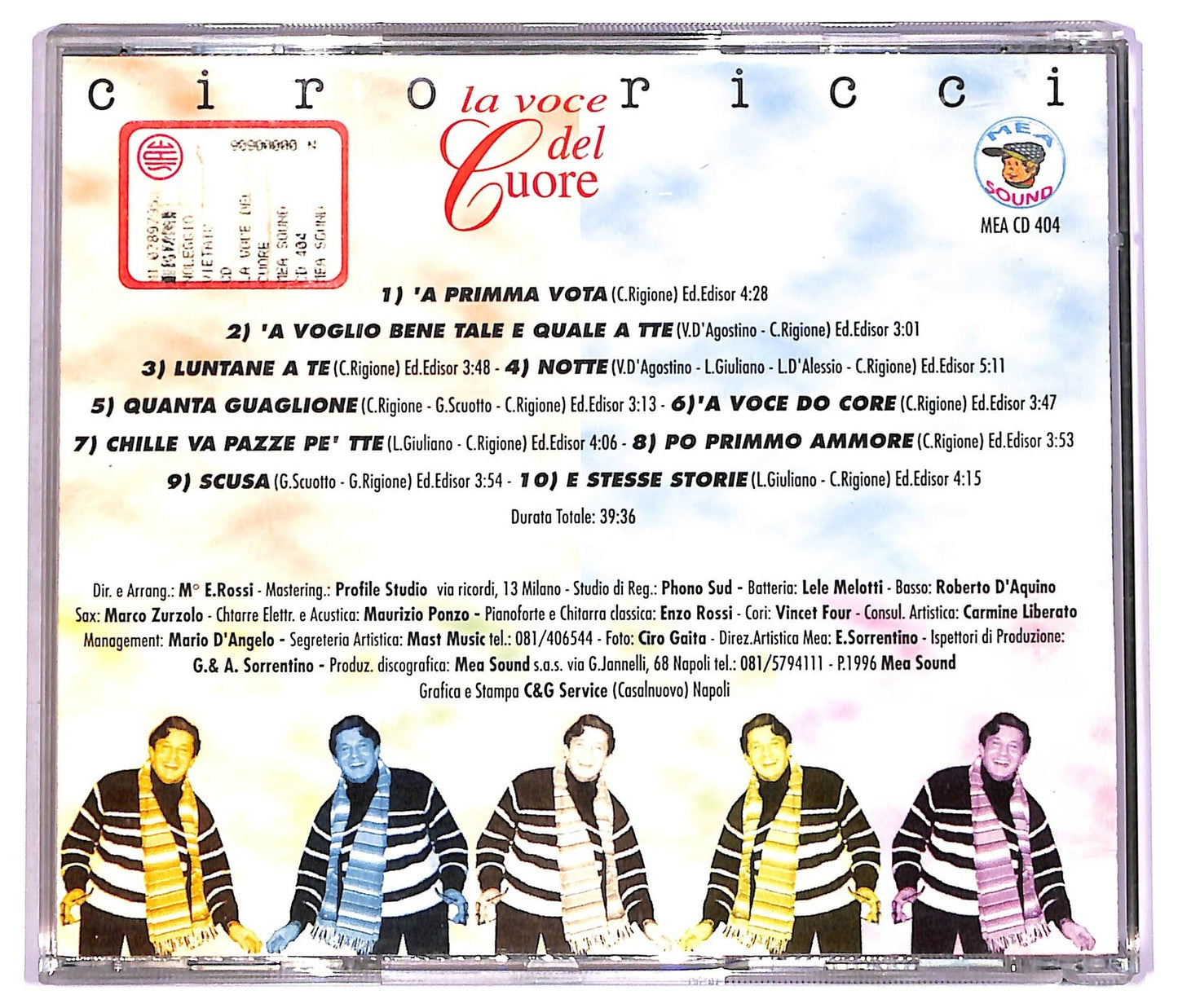 EBOND Ciro Ricci - la voce del cuore CD CD079956