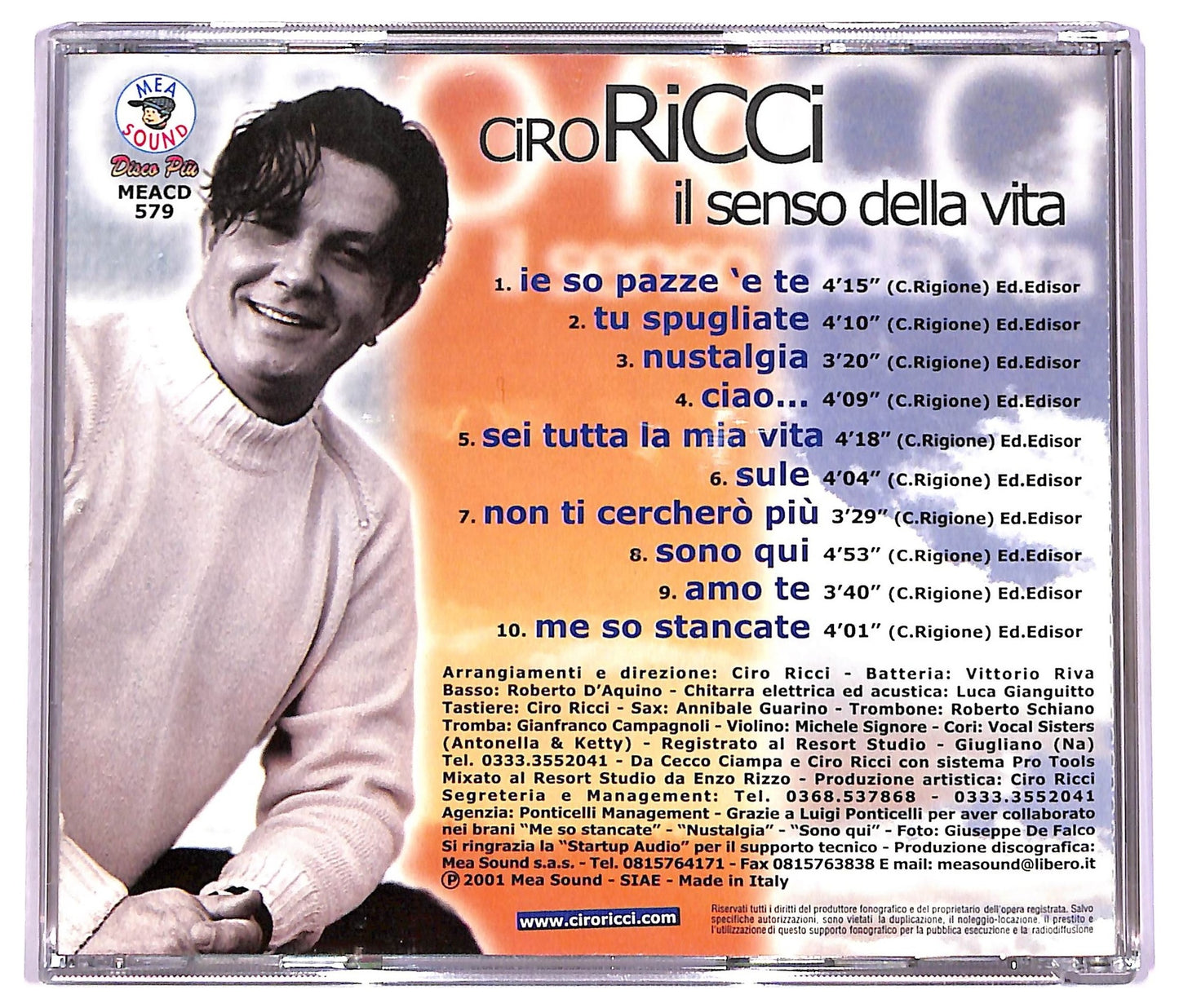 EBOND Ciro Ricci - il senso della vita CD CD079959