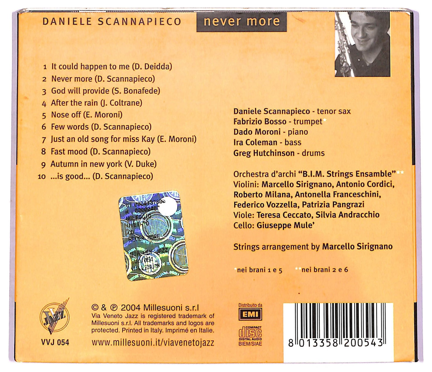 EBOND Daniele Scannapieco - Never More CD CD080017