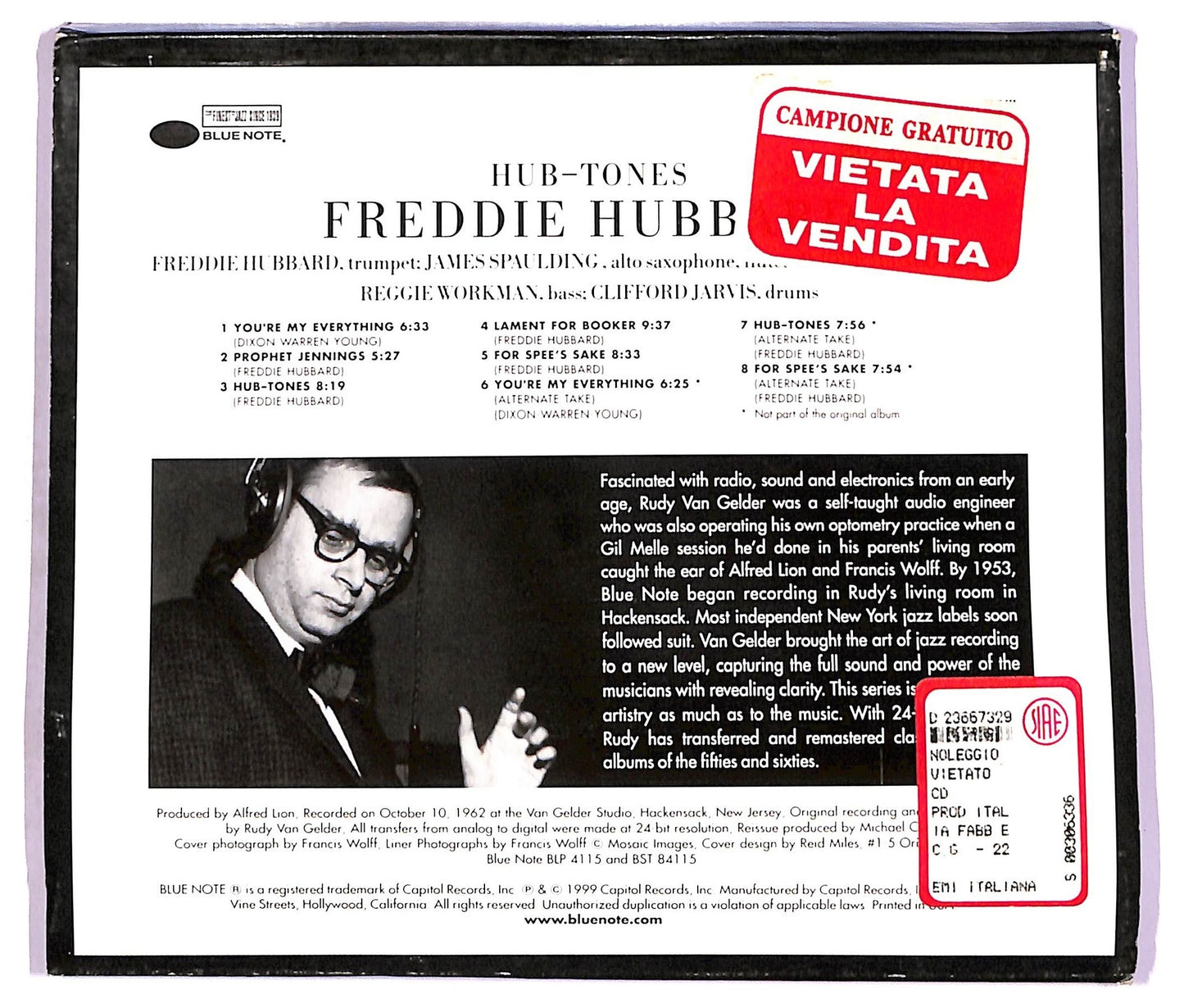 EBOND Freddie Hubbard - Hub-Tones CD CD080033