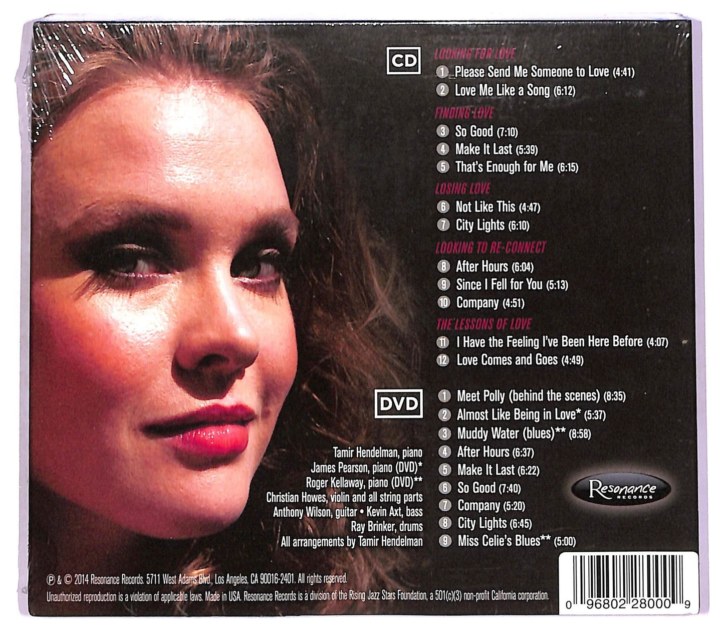 EBOND Polly Gibbons - Many Faces Of Love+DVD CD CD080059