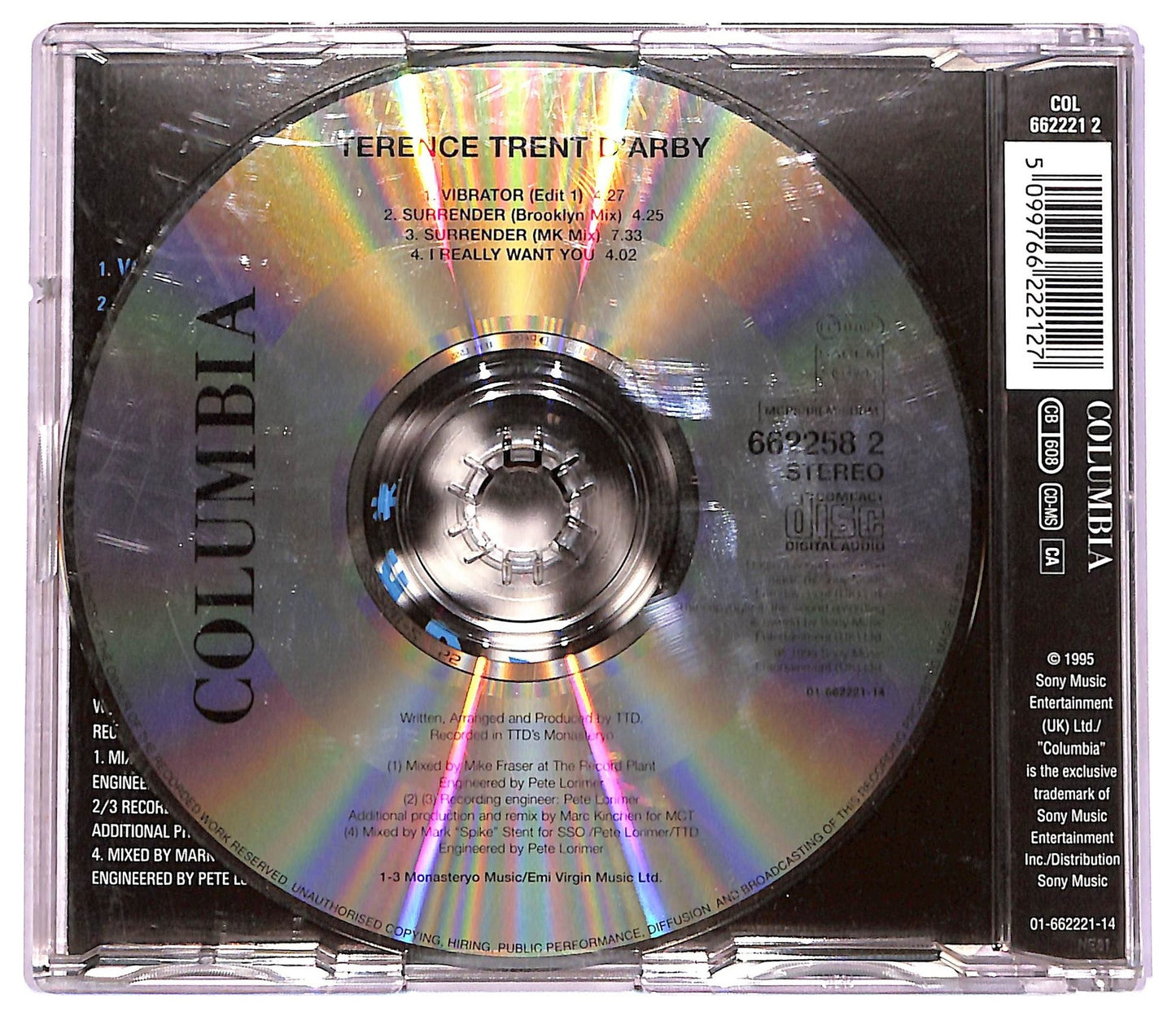 EBOND Terence Trent D'Arby - Terence Trent D'Arby's Vibrator CD CD080144