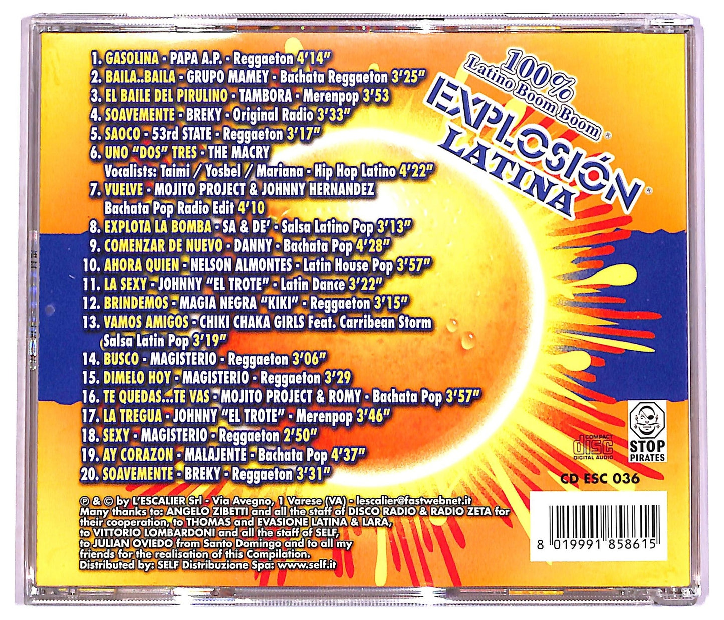 EBOND Various Artists Explosion Latin CD CD080150