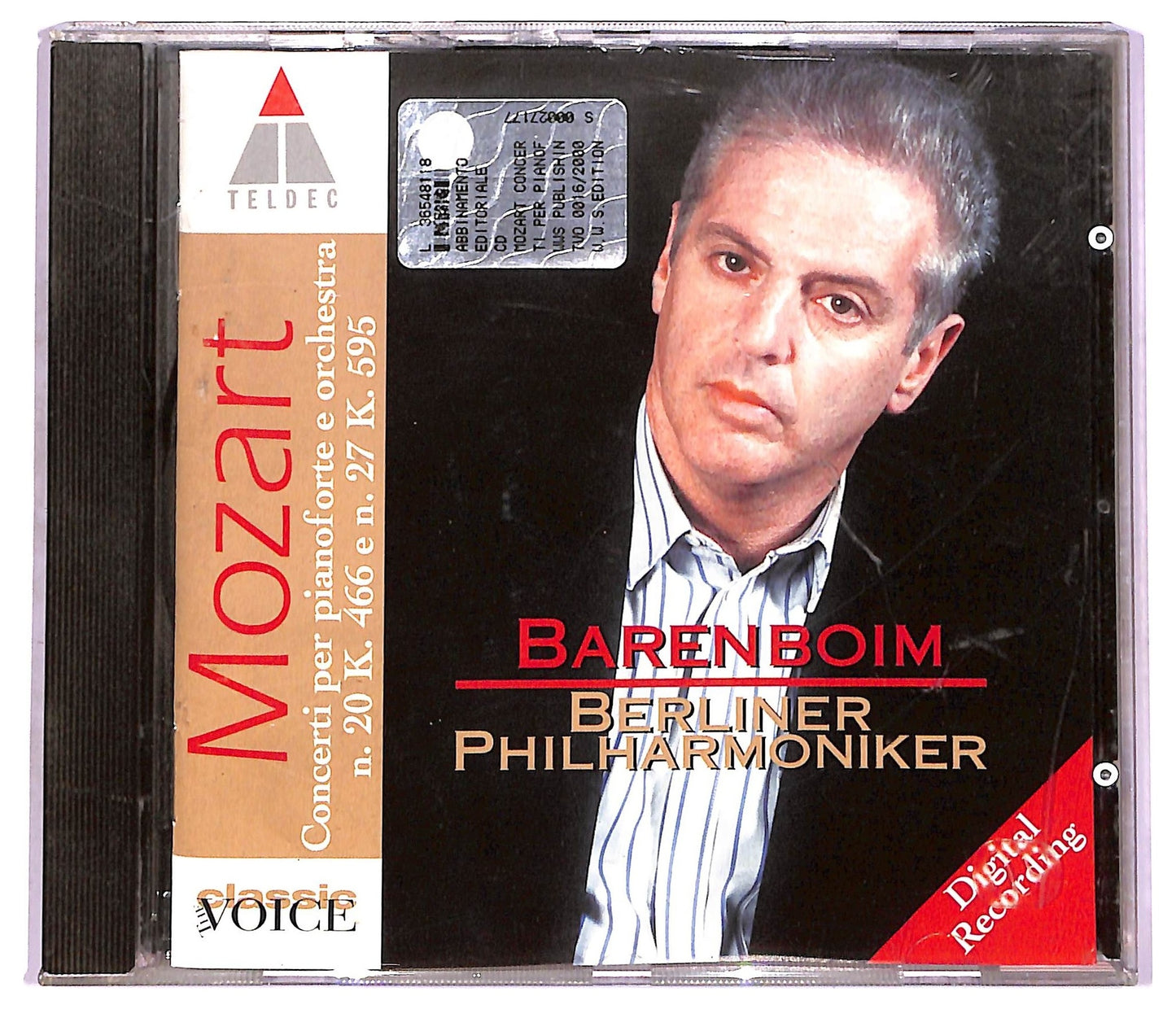 EBOND Mozart Barenboim - Concerti Per Pianoforte E Orchestra N. 20 CD CD080238