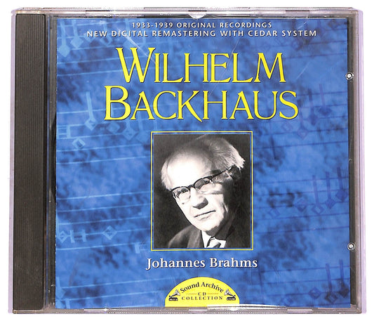 EBOND Wilhelm Backhaus - 1933-1939 Original Recordings Johannes Brahms CD CD080241