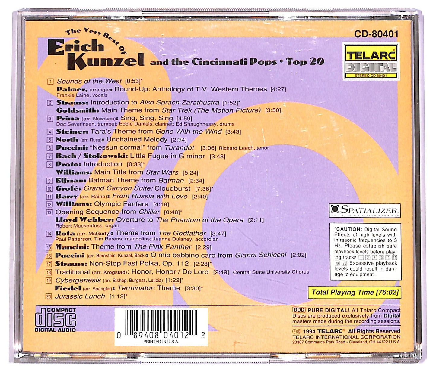 EBOND Erich Kunzel - The Very Best Of Erich Kunzel CD CD080315
