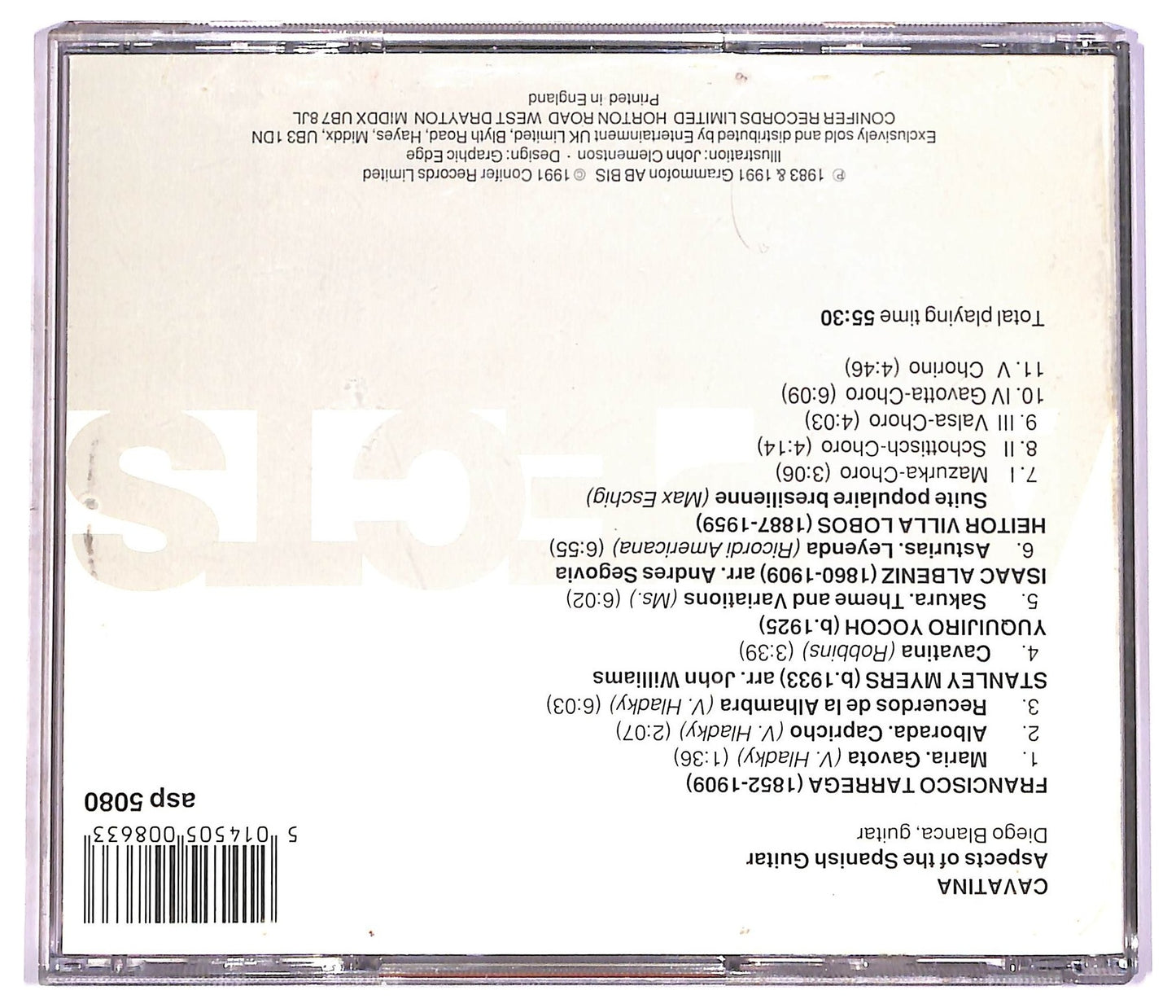 EBOND Diego Blanca - Cavatina Spanish Guitar Favourites CD CD080329