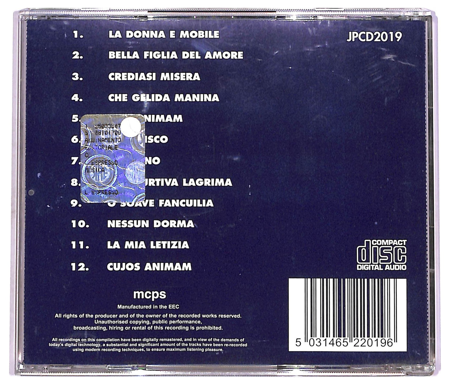 EBOND Luciano Pavarotti - The Collection CD CD080333