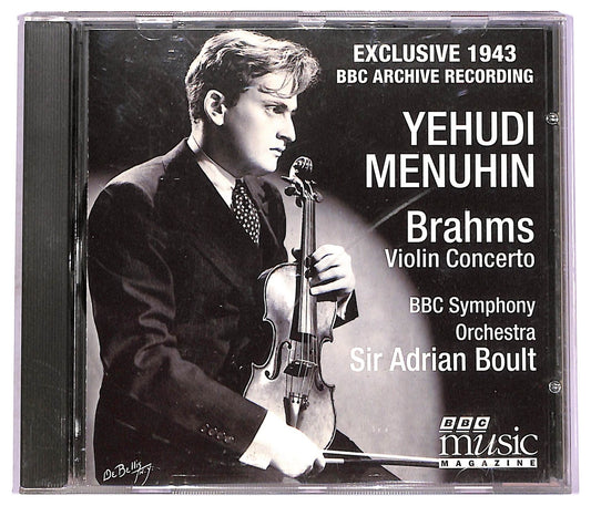 EBOND Yehudi Menuhin - Brahms Violin Concerto CD CD080337