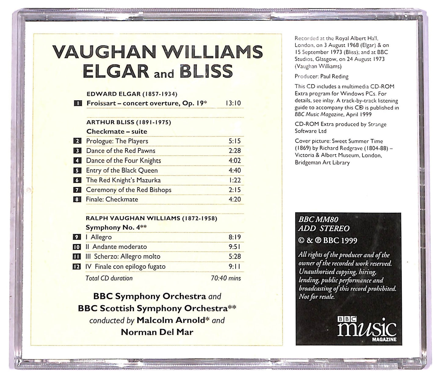 EBOND Vaughan Williams - Symphony No. 4 CD CD080338