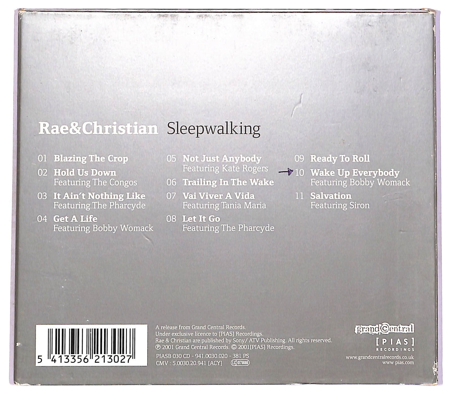 EBOND Rae&Christian - Sleepwalking CD CD080460