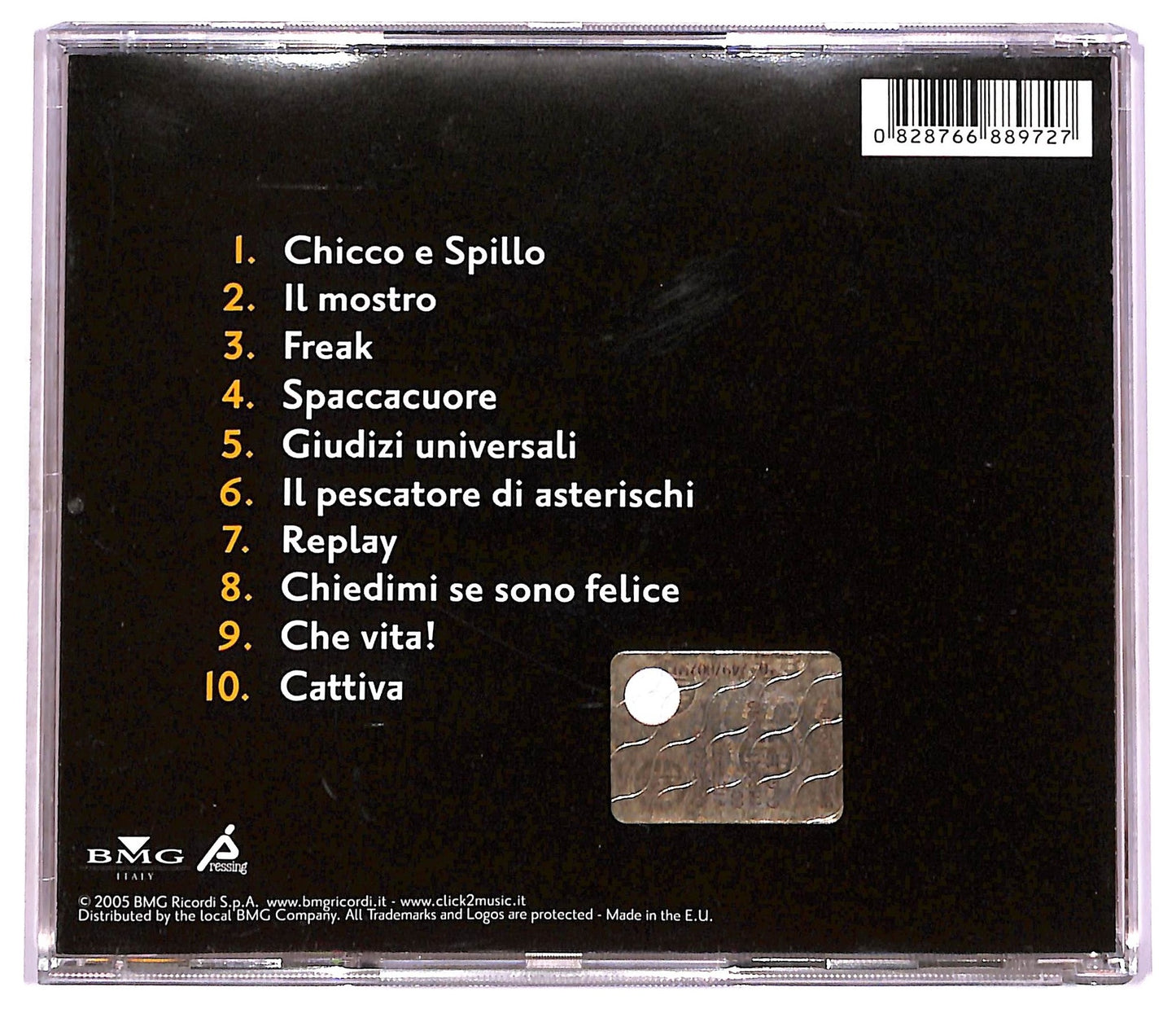 EBOND Samuele Bersani - Samuele Bersani CD CD080538
