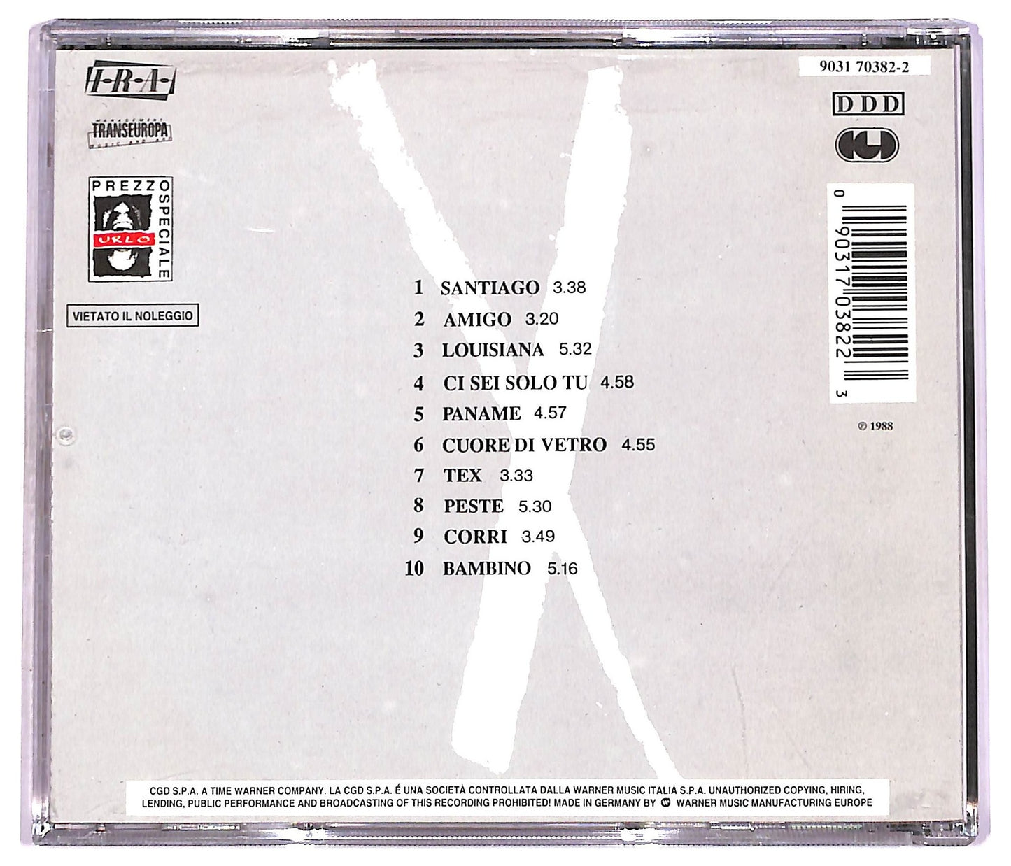 EBOND Litfiba - Litfiba 3 CD CD080618