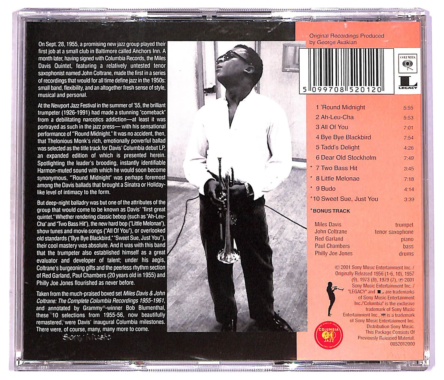 EBOND Miles Davis - 'Round About Midnight CD CD080702