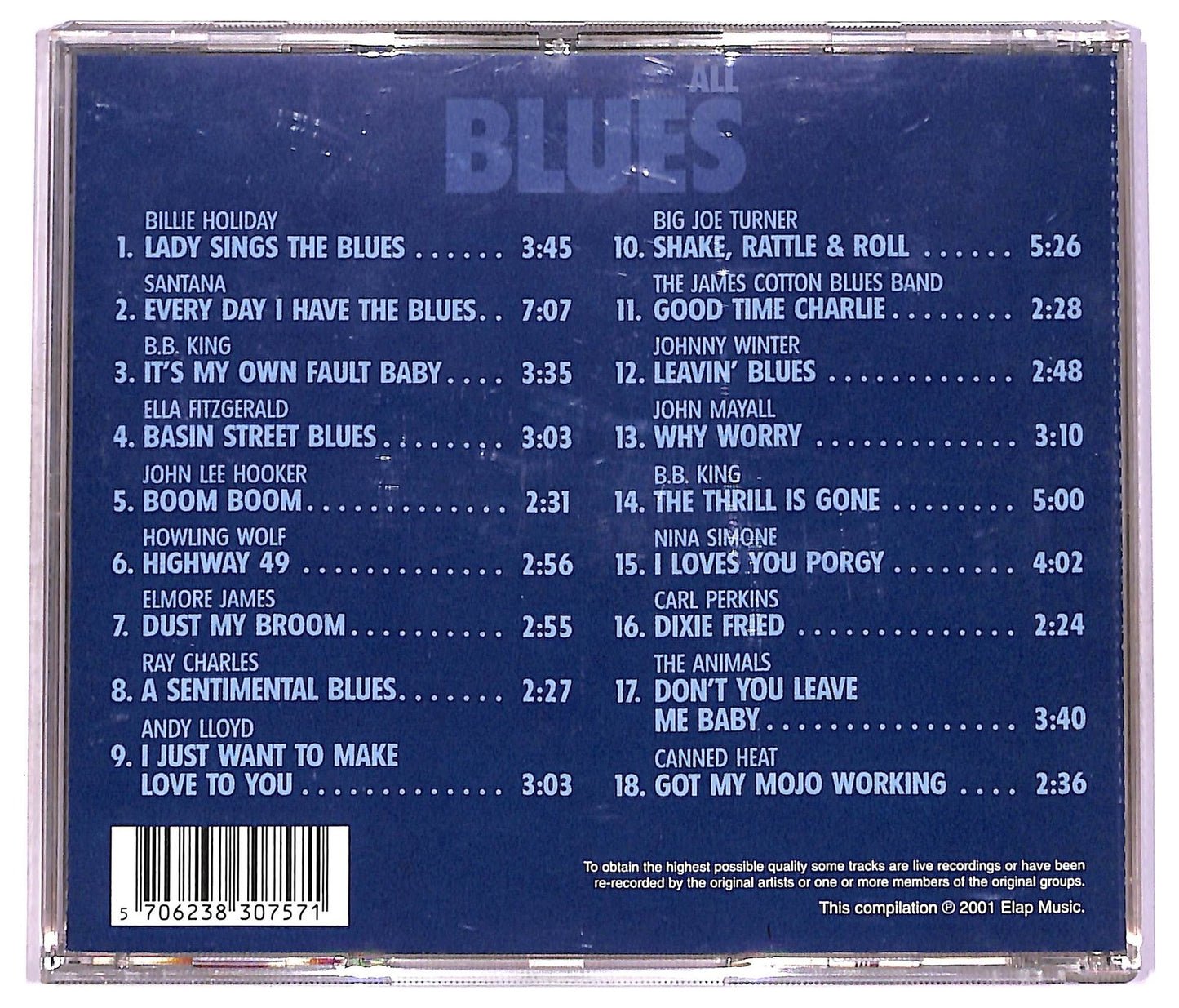 EBOND Various - All Blues CD CD080727