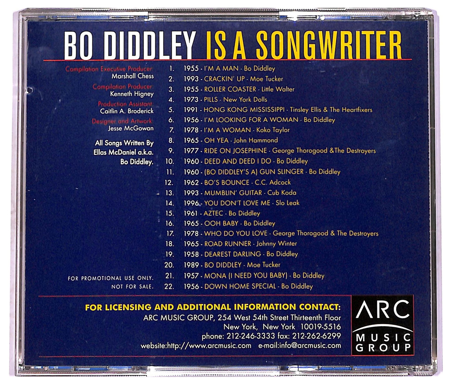 EBOND Various - Bo Diddley Is A... Songwriter CD CD080733