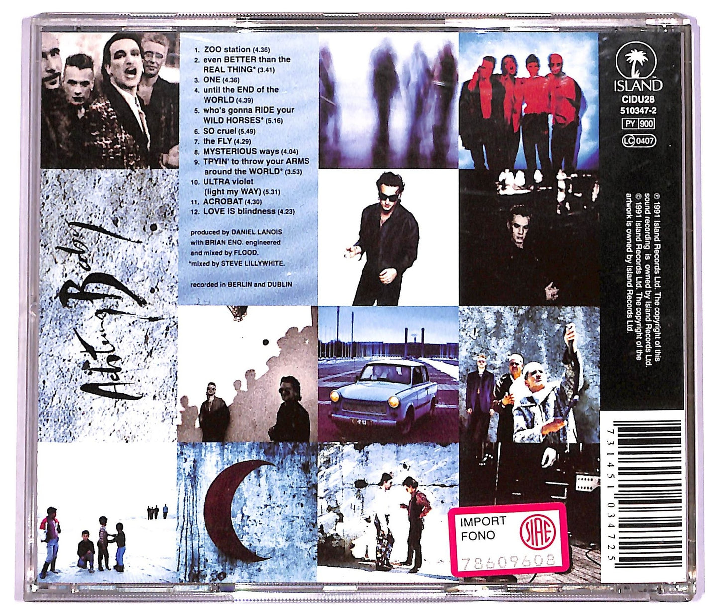 EBOND U2 - Achtung Baby CD CD080823