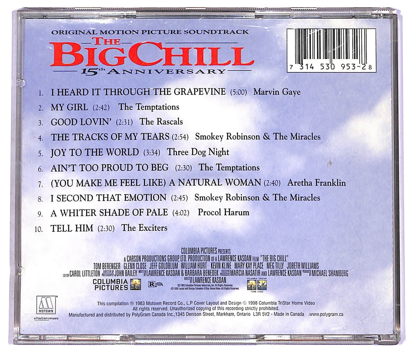 EBOND Various - The Big Chill (Original Motion Picture Soundtrack) CD CD080915
