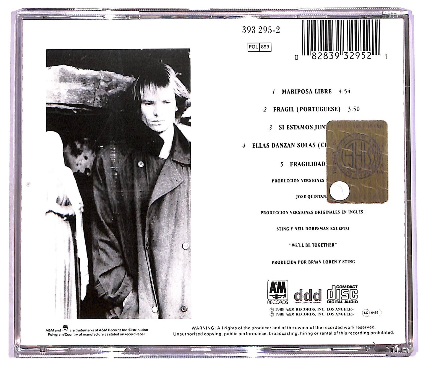 EBOND Sting - ...Nada Como El Sol CD CD080927
