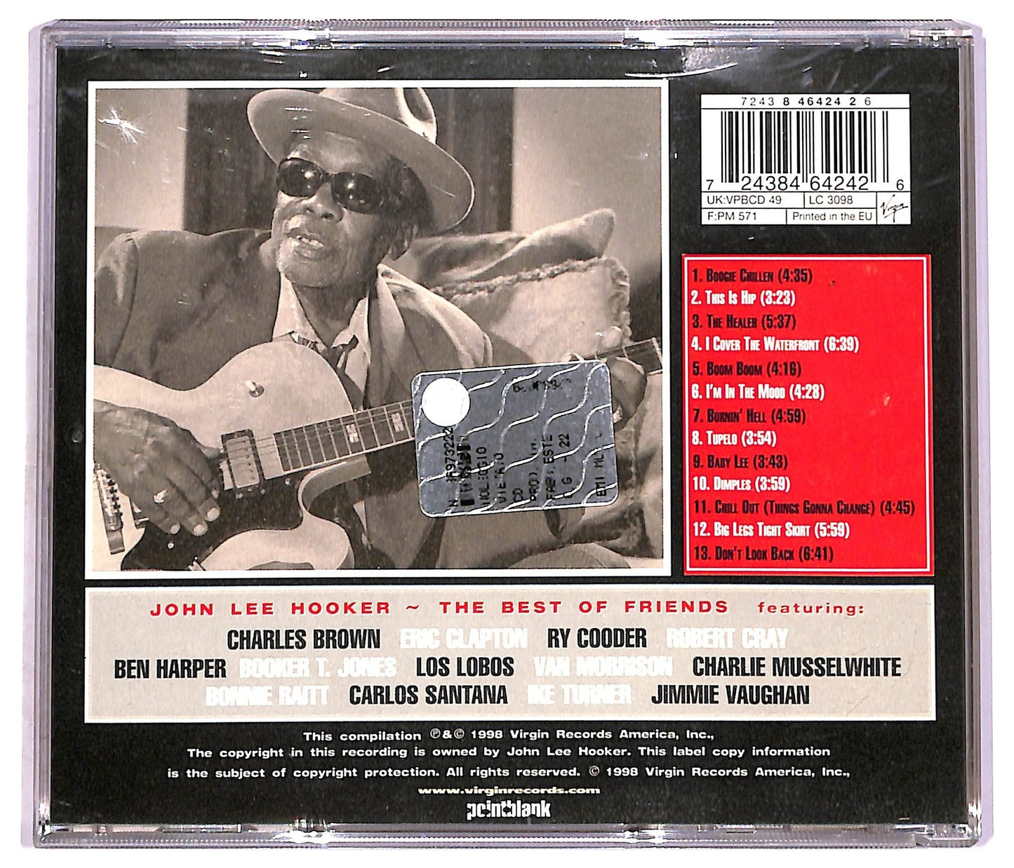 EBOND John Lee Hooker - The Best Of Friends CD CD080935