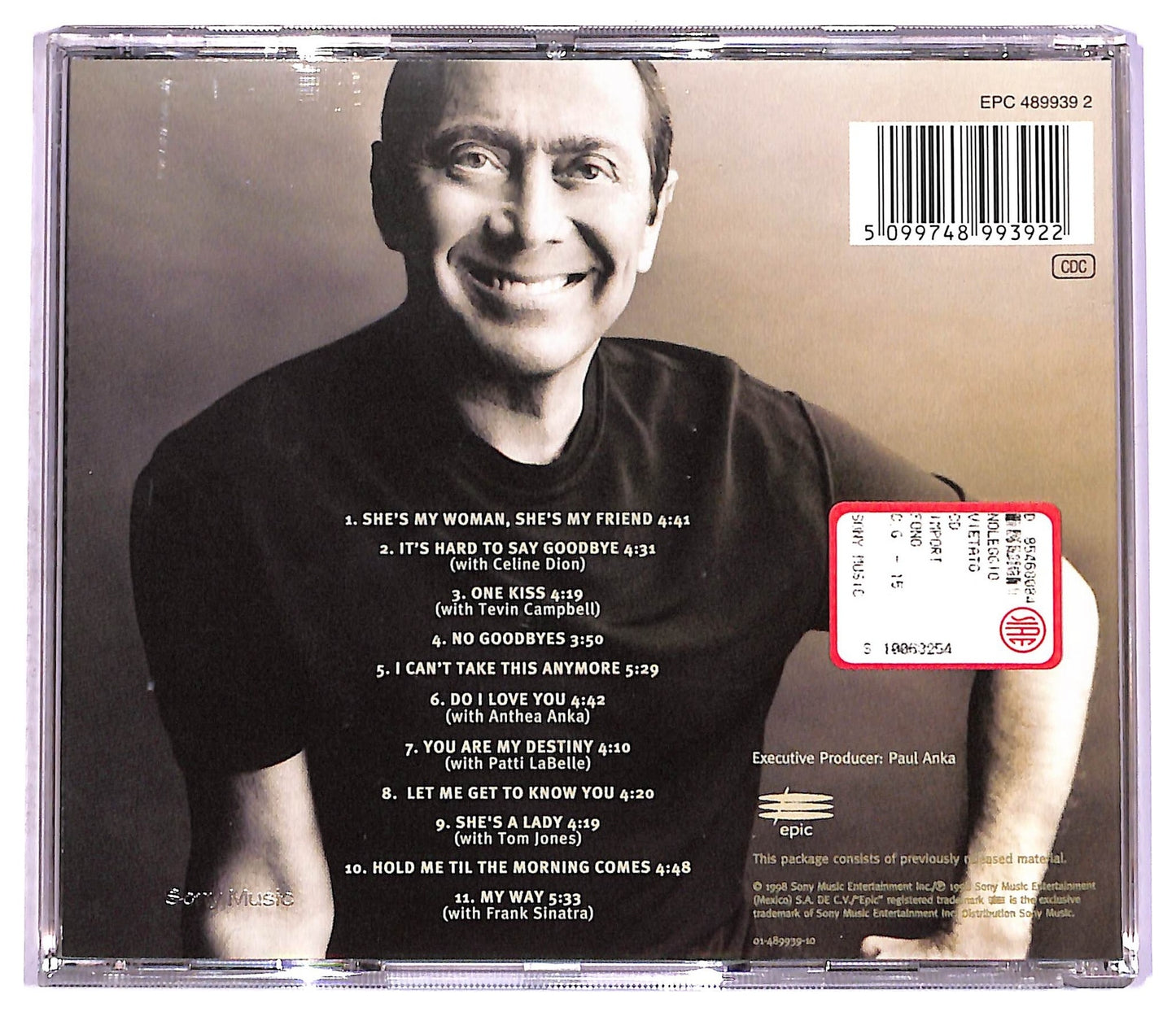 EBOND Paul Anka - A Body Of Work CD CD081049