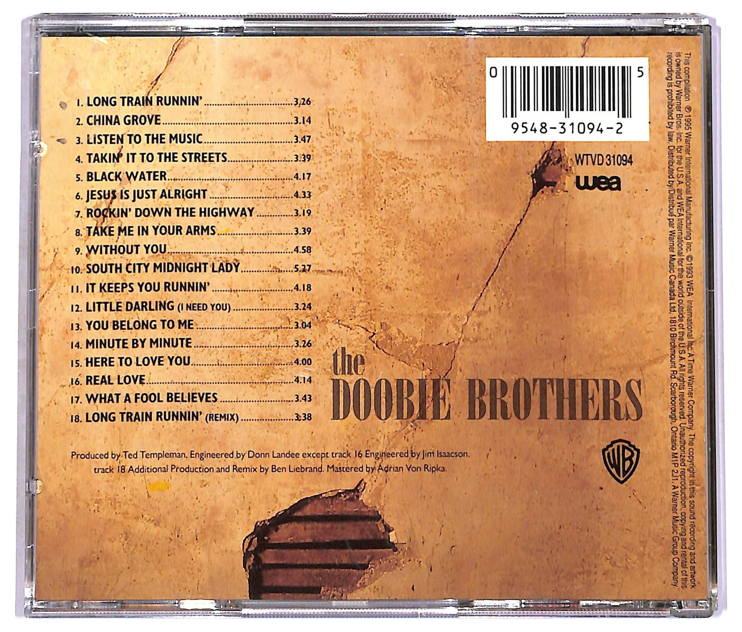 EBOND The Doobie Brothers - Listen To The Music CD CD081131